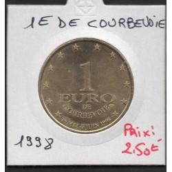 1 Euro de Courbevoie 1998 piece de monnaie € des villes