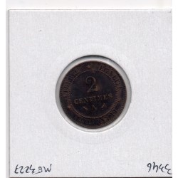 2 centimes Cérès 1885 Grand A TTB+, France pièce de monnaie