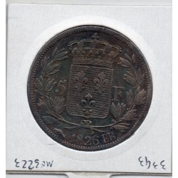 5 francs Charles X 1826 BB Strasbourg TTB+, France pièce de monnaie