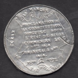 Medaille 2eme république 1848, proclamation de la constitution