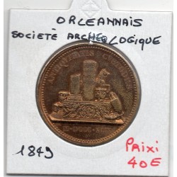 Médaille Orleanais, Société Archéologique, H.H. 1849
