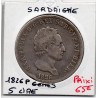 Italie Sardaigne 5 lire 1826 P Gênes TTB, KM 116.2 pièce de monnaie