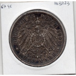 Wurtemberg 5 Mark 1900 TTB+ KM 632 pièce de monnaie