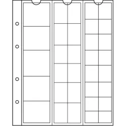 Feuilles NUMIS, 33 compartiments pour divers Ø