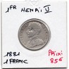 1 franc Henri V 1831 TB, France pièce de monnaie