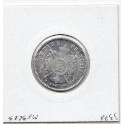 1 franc Napoléon III tête laurée 1867 A Paris Sup+, France pièce de monnaie