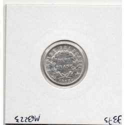 1/2 Franc Napoléon 1er 1812 M Toulouse TTB-, France pièce de monnaie
