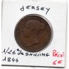 Jersey 1/26 Shilling 1844 TTB-, KM 2 pièce de monnaie