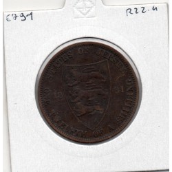 Jersey 1/12 Shilling 1881 TTB, KM 8 pièce de monnaie