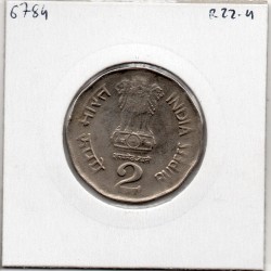 Inde 2 rupees 1997 Calcutta Sup, KM 130 pièce de monnaie