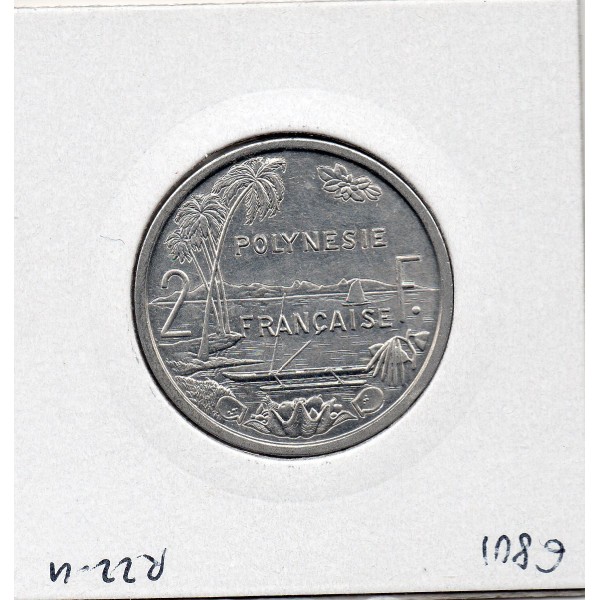 Polynésie Française 2 Francs 1982 Spl, Lec 32 pièce de monnaie