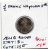 1/2 Franc Napoléon 1er 1811 B Rouen B-, France pièce de monnaie
