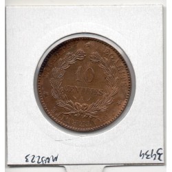 10 centimes Cérès 1881 A Paris SPL Taches, France pièce de monnaie