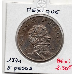 Mexique 5 Pesos 1971 Sup, KM 472 pièce de monnaie