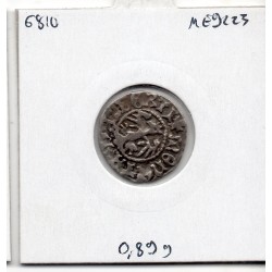 Royaume de Pologne Jean 1er Albert 1/2 Grosz ou demi gros type 2 1492-1501 TTB pièce de monnaie