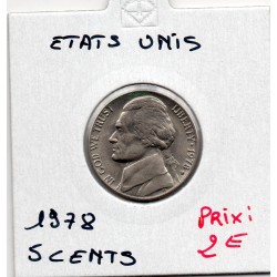 Etats Unis 5 cents 1978 Sup, KM 192 pièce de monnaie