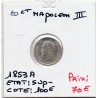 20 centimes Napoléon III tête nue 1853 A Paris Sup-, France pièce de monnaie