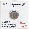 20 centimes Napoléon III tête nue 1853 A Paris Sup-, France pièce de monnaie