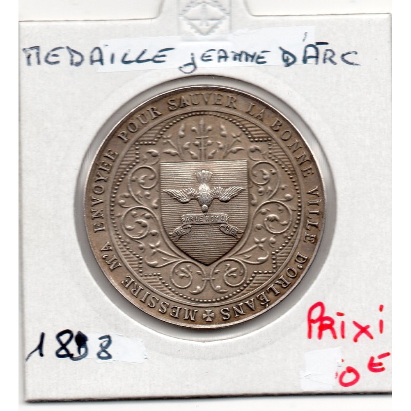 Medaille Jeanne d'arc, 1898 Argent poincon Corne