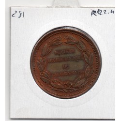 Médaille Orleanais, Société Archéologique, 1848