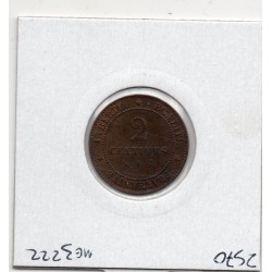 2 centimes Cérès 1889 TTB, France pièce de monnaie