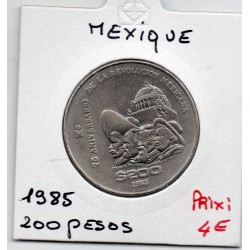 Mexique 200 Pesos 1985 Sup, KM 510 pièce de monnaie