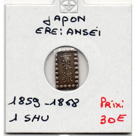Japon Shoguna 1 Shu Gin 1868-1869 TTB,  KM C12a pièce de monnaie