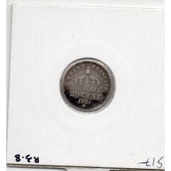 20 centimes Napoléon III tête laurée 1867 BB Strasbourg TTB+, France pièce de monnaie