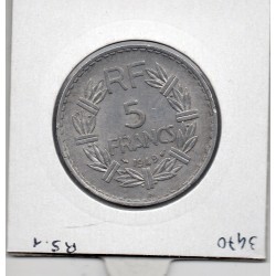 5 francs Lavrillier 1949 B Beaumont Sup+, France pièce de monnaie