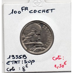 100 francs Cochet 1955 B Sup, France pièce de monnaie