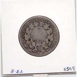 2 Francs Cérès 1871 Avec légende Petit K TB-, France pièce de monnaie