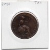 Grande Bretagne 1/2 Penny 1853 TTB+, KM 726 pièce de monnaie