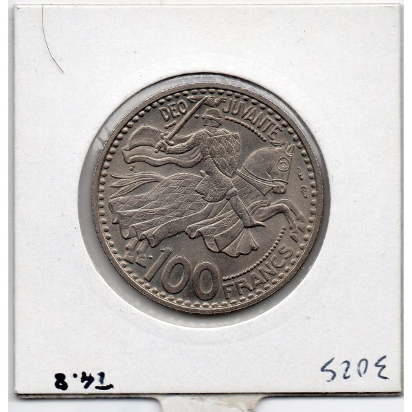Monaco Rainier III 100 francs 1950 Sup, Gad 142 pièce de monnaie