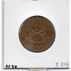 Monaco Rainier III 10 Francs 1978 TTB+, Gad 157 pièce de monnaie