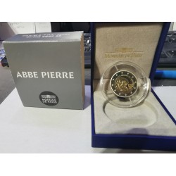2 euros commémorative France 2012 l'Abbé Pierre BE pièce de monnaie €