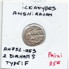 Ilkhanides Anushiravan 2 Dirhams Type F 752-753 AH TTB pièce de monnaie