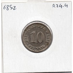 Allemagne 10 pfennig 1914 A, Sup KM 12 pièce de monnaie