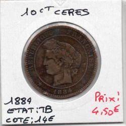 10 centimes Cérès 1884 A...