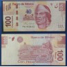 Mexique Pick N°124d, TTB Billet de Banque de 100 pesos 23.4.2009