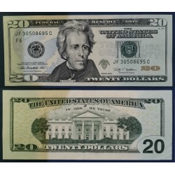 Etats Unis Pick N°533 Atlanta, Sup Billet de banque de 20 Dollars 2009 série F