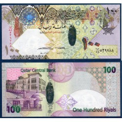 Qatar Pick N°26, Billet de banque de 100 Riyals 2007