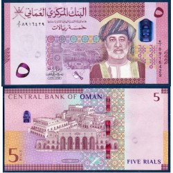 Oman Pick N°53, Billet de banque de 5 rials 2020