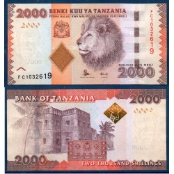 Tanzanie Pick N°42b, Billet de banque de 2000 shillings 2015