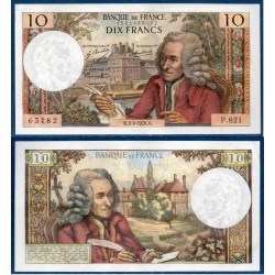 10 Francs Voltaire Sup 3.9.1970 Billet de la banque de France