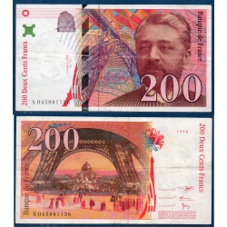 200 Francs Eiffel TTB 1996...