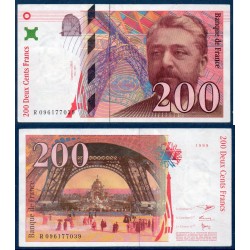 200 Francs Eiffel TTB+ 1999 Billet de la banque de France