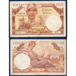 100 Francs  trésor Francais TB 1947 Billet du trésor territoires occupés