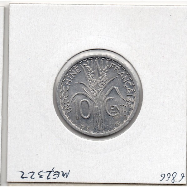 Indochine 10 cents 1945 B Beaumont Spl, Lec 186 pièce de monnaie