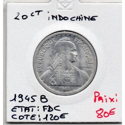 Indochine 20 cents 1945 B...