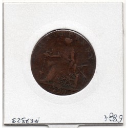 Grande Bretagne Token 1/2 Penny 1790 TTB-, Stratford Shakespeare pièce de monnaie